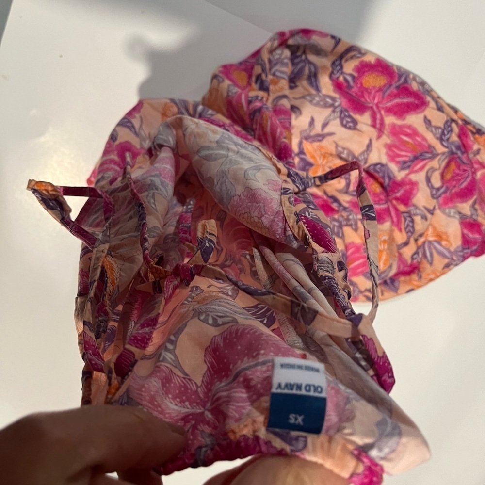 Old Navy Floral Maxi Dress - Pink and Purple - Picture 9 of 11